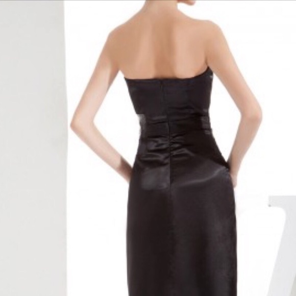 White House Black Market-Blk Sweetheart Neckline Strapless, Sheath Dress, SZ 08 - Picture 2 of 14